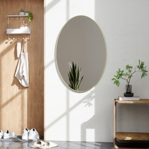UMBRA owalne lustro 61 x 91 cm złote UMBRA owalne lustro 61 x 91 cm złote