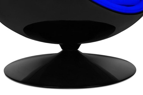 Fotel OVALIA BLACK niebieski Fotel OVALIA BLACK niebieski