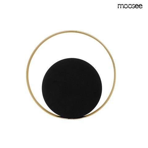 MOOSEE lampa ścienna BAND złota / czarna MOOSEE lampa ścienna BAND złota / czarna