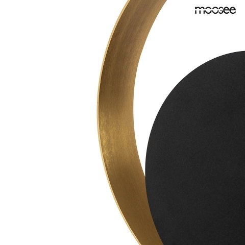 MOOSEE lampa ścienna BAND złota / czarna MOOSEE lampa ścienna BAND złota / czarna