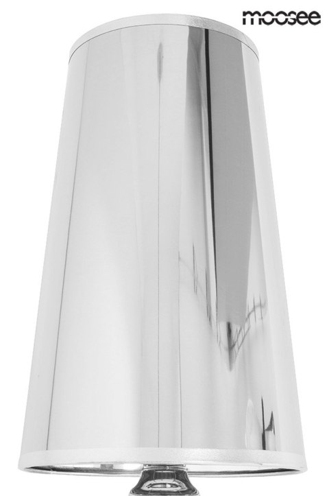 MOOSEE lampa ścienna QUEEN 20 srebrna