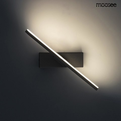 MOOSEE lampa ścienna REM czarna MOOSEE lampa ścienna REM czarna