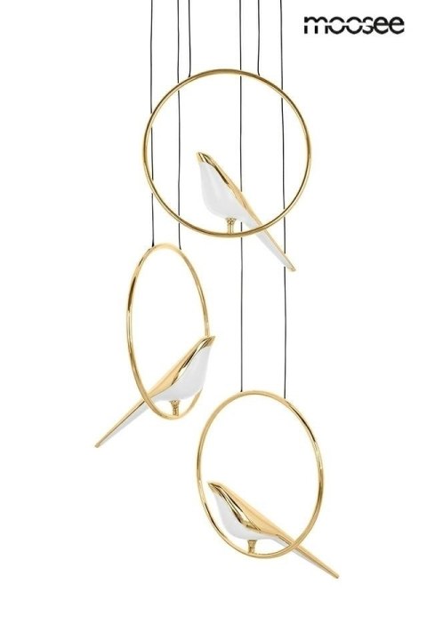 MOOSEE lampa wisząca BIRD DISC złota MOOSEE lampa wisząca BIRD DISC złota