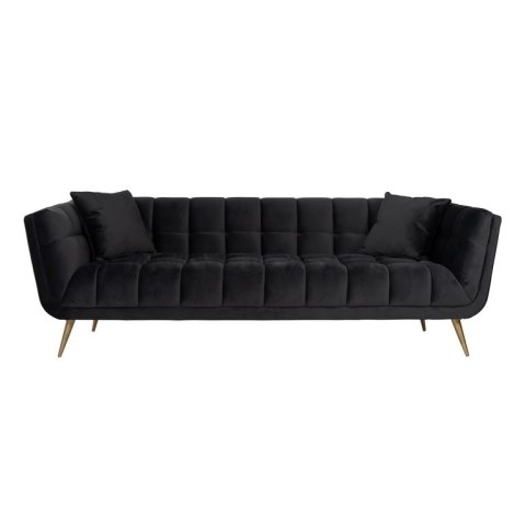 RICHMOND sofa HUXLEY ANTRACIET - welur, szczotkowane złoto RICHMOND sofa HUXLEY ANTRACIET - welur, szczotkowane złoto