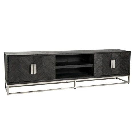 RICHMOND szafka RTV BLACKBONE SILVER 220 - 4 drzwiowa RICHMOND szafka RTV BLACKBONE SILVER 220 - 4 drzwiowa