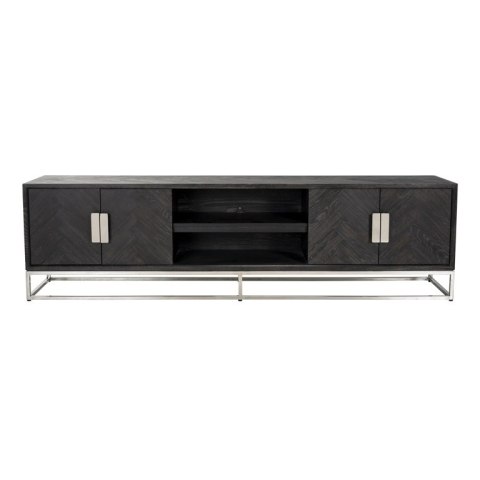 RICHMOND szafka RTV BLACKBONE SILVER 220 - 4 drzwiowa RICHMOND szafka RTV BLACKBONE SILVER 220 - 4 drzwiowa