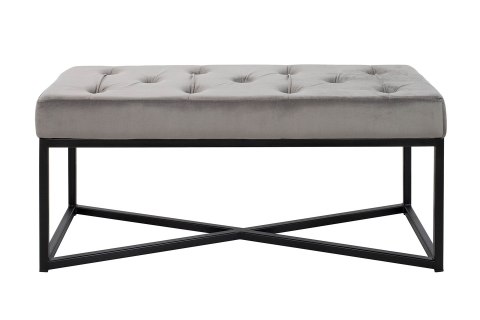KARE ława CROSSOVER 90x40 cm szara KARE ława CROSSOVER 90x40 cm szara