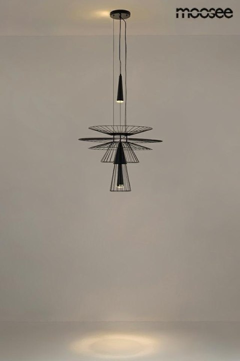MOOSEE lampa wisząca SESTO czarna