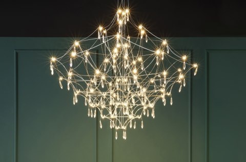 Lampa wisząca CONSTELATION 100 GOLD - LED, stal szczotkowana Lampa wisząca CONSTELATION 100 GOLD - LED, stal szczotkowana