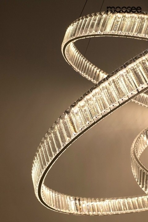MOOSEE lampa wisząca WAVE 130 chrom MOOSEE lampa wisząca WAVE 130 chrom