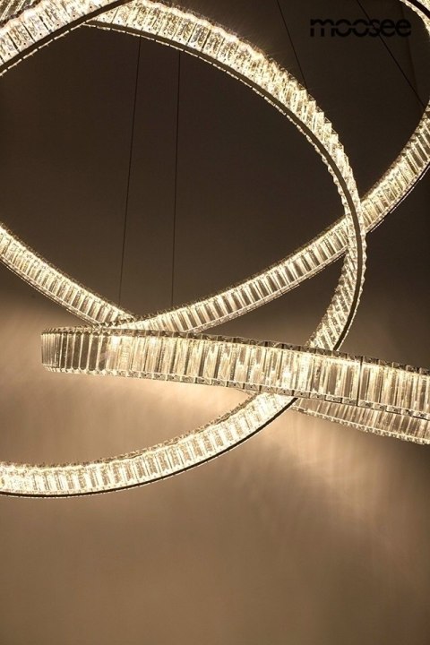MOOSEE lampa wisząca WAVE 130 chrom MOOSEE lampa wisząca WAVE 130 chrom