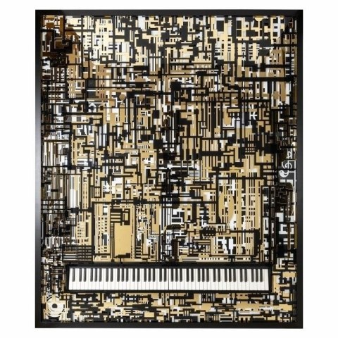 RICHMOND obraz PIANO WIBI 188x158cm (wbudowany instrument) RICHMOND obraz PIANO WIBI 188x158cm (wbudowany instrument)