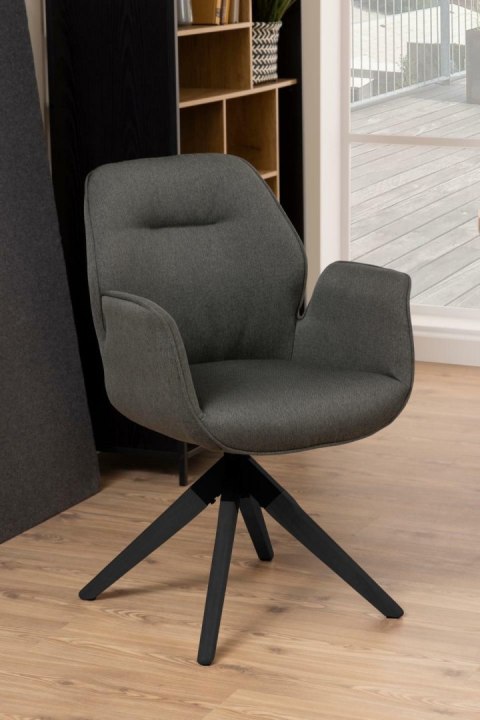 Krzesło obrotowe Aura dark grey /black auto return