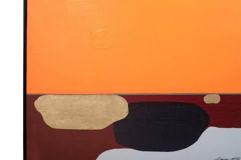 KARE obraz ABSTRACT SHAPES ORANGE 73x143 cm KARE obraz ABSTRACT SHAPES ORANGE 73x143 cm