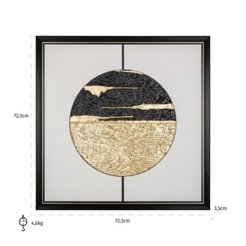 RICHMOND obraz MOON 73x73cm RICHMOND obraz MOON 73x73cm
