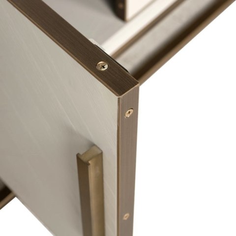 RICHMOND szafka RTV WHITEBONE BRASS RICHMOND szafka RTV WHITEBONE BRASS