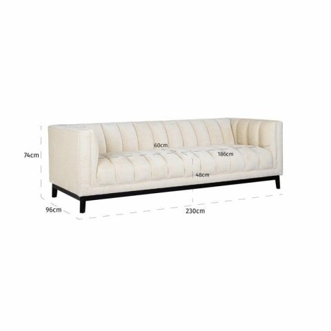 RICHMOND sofa BEAUDY biała - trudnopalna RICHMOND sofa BEAUDY biała - trudnopalna