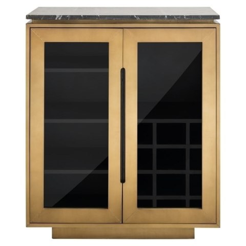 RICHMOND komoda FINSBURY 101 cm - mosiądz, szkło, marmur, MDF RICHMOND komoda FINSBURY 101 cm - mosiądz, szkło, marmur, MDF