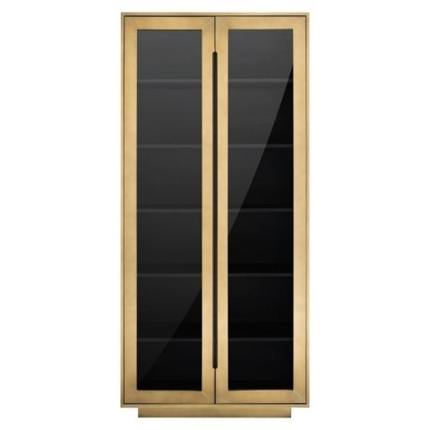 RICHMOND komoda FINSBURY 209 cm - mosiądz, szkło, MDF