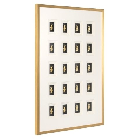 RICHMOND obraz BEAR BLOCK 3D 100x70 cm RICHMOND obraz BEAR BLOCK 3D 100x70 cm