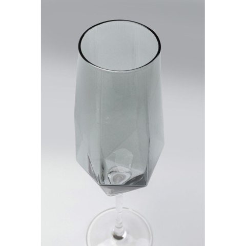 KARE komplet 4 kieliszków do szampana DIAMOND SMOKE 365 ml KARE komplet 4 kieliszków do szampana DIAMOND SMOKE 365 ml
