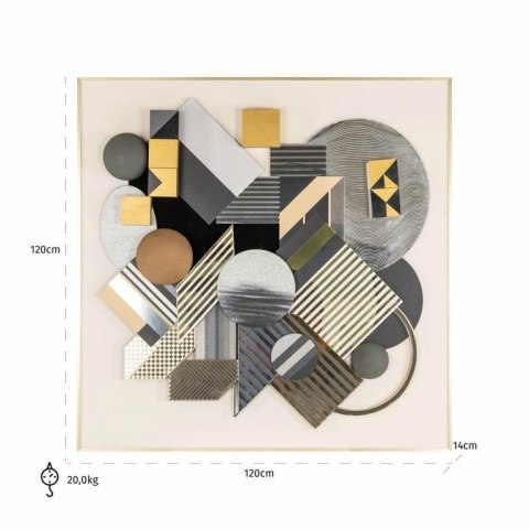 RICHMOND obraz 3D BLOCK 120x120 cm RICHMOND obraz 3D BLOCK 120x120 cm