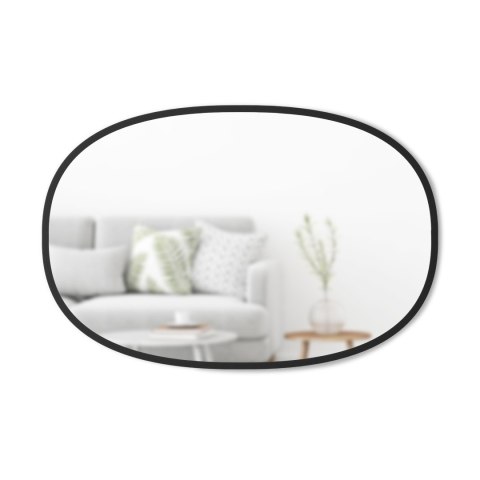 UMBRA lustro wiszące HUB 61 x 91 cm czarne UMBRA lustro wiszące HUB 61 x 91 cm czarne