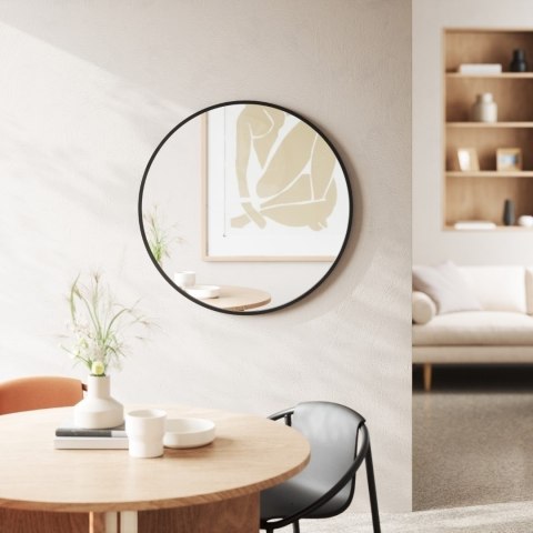 UMBRA lustro wiszące HUB 94 cm czarne UMBRA lustro wiszące HUB 94 cm czarne