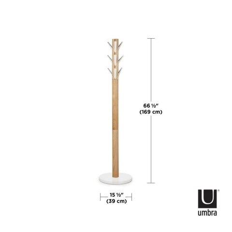 UMBRA wieszak na ubrania FLAPPER biały naturalny UMBRA wieszak na ubrania FLAPPER biały naturalny