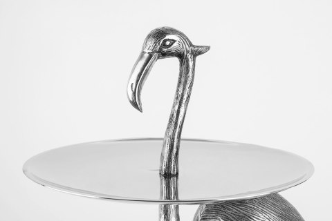 KARE patera / etażerka FLAMINGO srebrna KARE patera / etażerka FLAMINGO srebrna