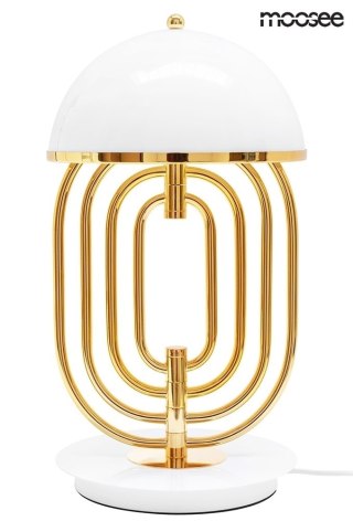 MOOSEE lampa stołowa BOTTEGA złota / biała