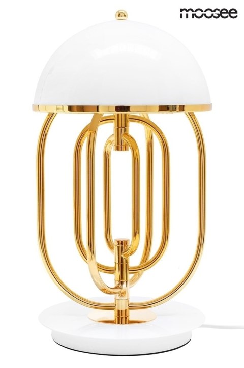 MOOSEE lampa stołowa BOTTEGA złota / biała MOOSEE lampa stołowa BOTTEGA złota / biała