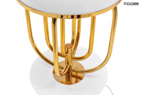 MOOSEE lampa stołowa BOTTEGA złota / biała MOOSEE lampa stołowa BOTTEGA złota / biała