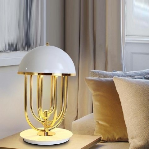 MOOSEE lampa stołowa BOTTEGA złota / biała MOOSEE lampa stołowa BOTTEGA złota / biała