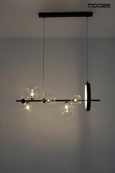 MOOSEE lampa wisząca ALURE LINE 90 czarna MOOSEE lampa wisząca ALURE LINE 90 czarna