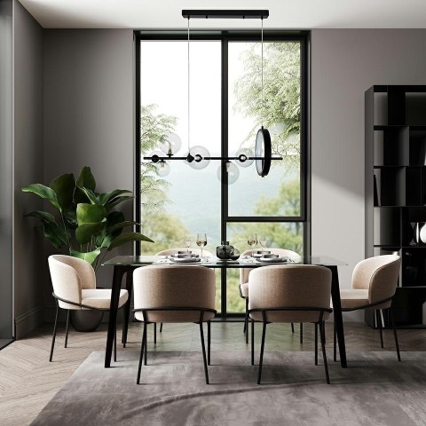 MOOSEE lampa wisząca ALURE LINE 90 czarna MOOSEE lampa wisząca ALURE LINE 90 czarna