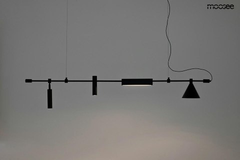 MOOSEE lampa wisząca TECHNICS czarna