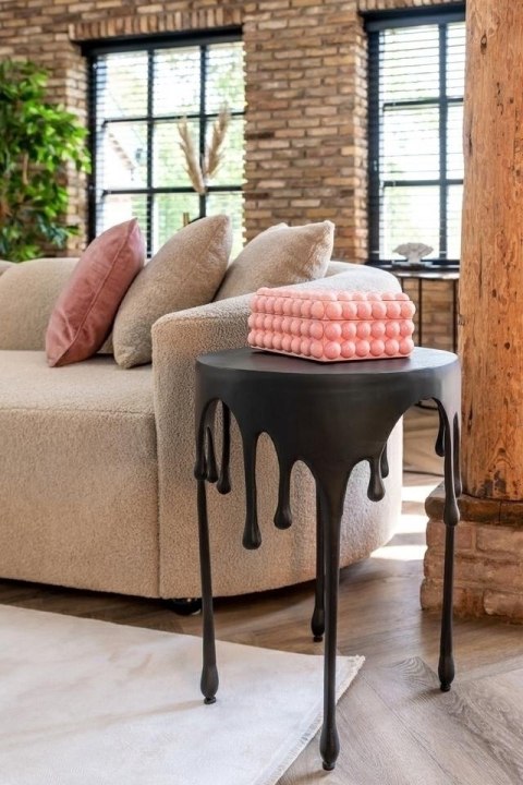 RICHMOND stolik LAILA 43 czarny RICHMOND stolik LAILA 43 czarny