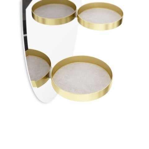 UMBRA lustro ścienne PERCH 60 cm mosiężne UMBRA lustro ścienne PERCH 60 cm mosiężne