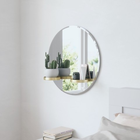 UMBRA lustro ścienne PERCH 60 cm mosiężne UMBRA lustro ścienne PERCH 60 cm mosiężne