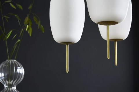 FRANDSEN lampa wisząca SILK L - mosiądz, szkło FRANDSEN lampa wisząca SILK L - mosiądz, szkło
