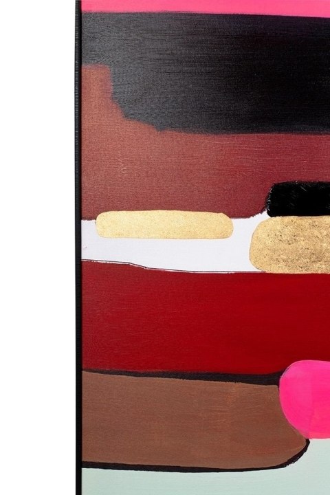 KARE obraz ABSTRACT SHAPES PINK 73x143 cm KARE obraz ABSTRACT SHAPES PINK 73x143 cm