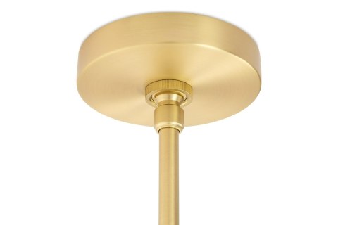 Lampa wisząca PLANETARIO 15 GOLD złota - klosze szronione Lampa wisząca PLANETARIO 15 GOLD złota - klosze szronione