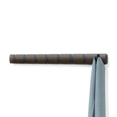 UMBRA wieszak na ubrania FLIP 8 czarny orzech UMBRA wieszak na ubrania FLIP 8 czarny orzech