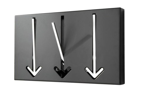 INVICTA wieszak ARROW 3 czarny - chrom INVICTA wieszak ARROW 3 czarny - chrom