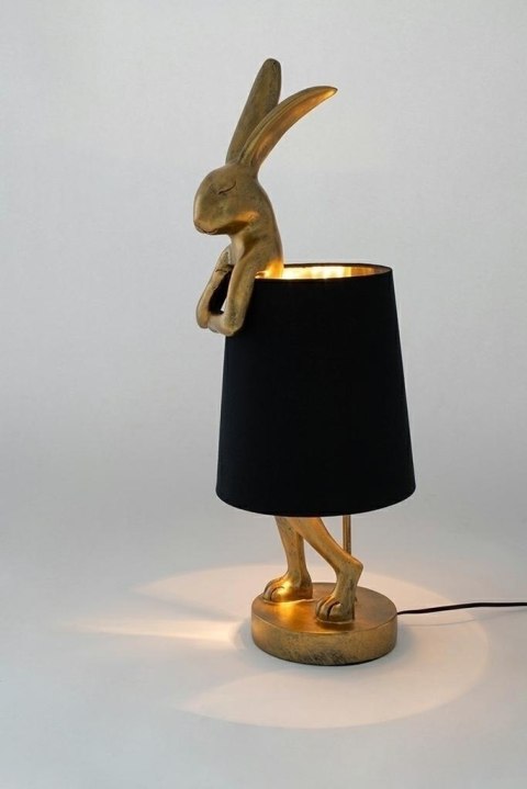 KARE lampa stołowa RABBIT 68 cm złota / czarna KARE lampa stołowa RABBIT 68 cm złota / czarna