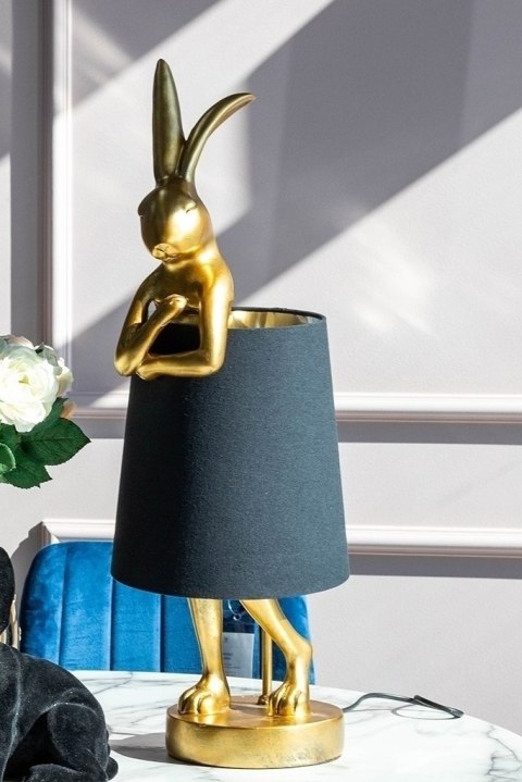 KARE lampa stołowa RABBIT 68 cm złota / czarna KARE lampa stołowa RABBIT 68 cm złota / czarna