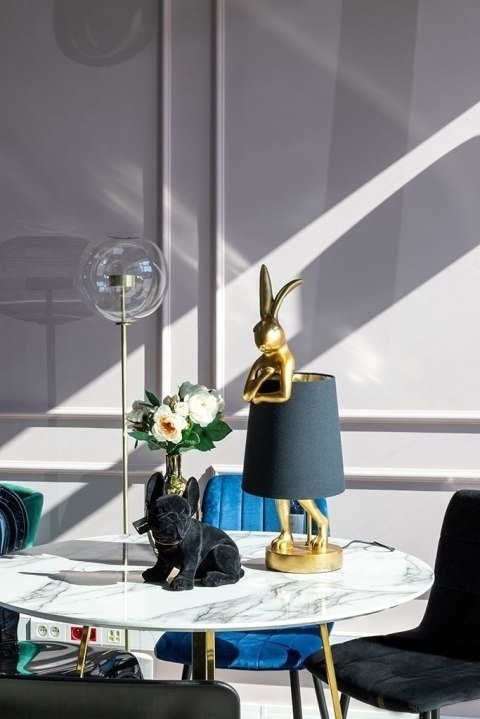 KARE lampa stołowa RABBIT 68 cm złota / czarna KARE lampa stołowa RABBIT 68 cm złota / czarna
