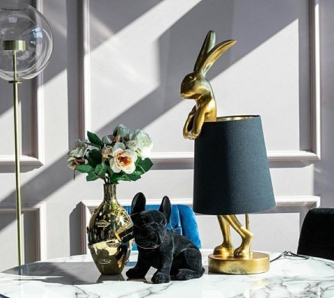 KARE lampa stołowa RABBIT 68 cm złota / czarna KARE lampa stołowa RABBIT 68 cm złota / czarna