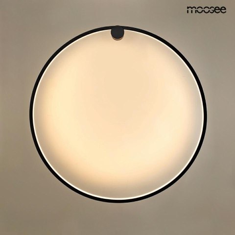 MOOSEE lampa ścienna HOOP 60 czarna MOOSEE lampa ścienna HOOP 60 czarna